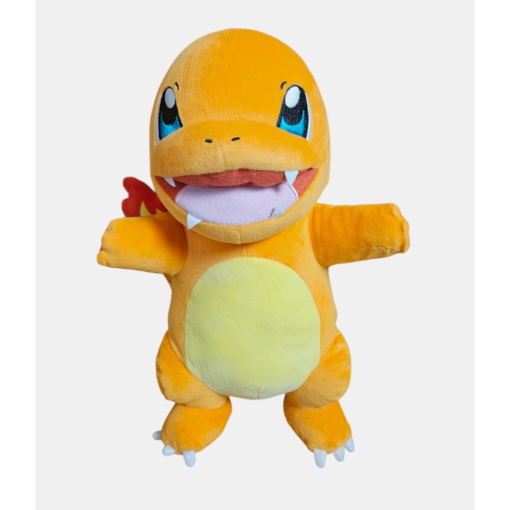 Pokémon Flame Action Charmander 10" Interactive Plush Lights & Sounds WCT‎